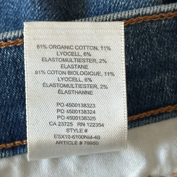 Aritzia Denim Forum The Lola High Rise Skinny Crop Size 28 - Picture 8 of 8